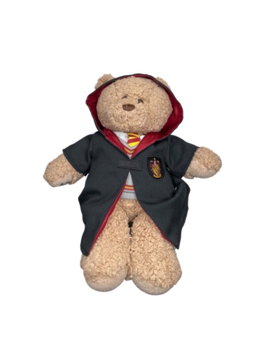 Warner Bros. Plush Teddy in Black Hooded Gryffindor Robe Harry Potter - Picture 4 of 10